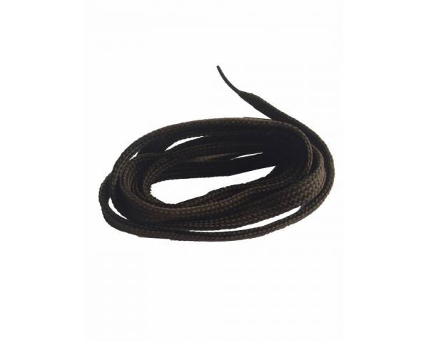 Dark Brown Flat Shoelaces