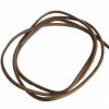 Camel Round Wax Thin Shoelaces