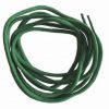 Green Round Thin Shoelaces
