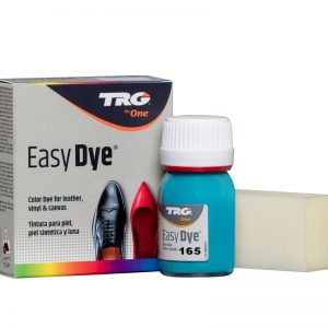 Turquoise leather dye