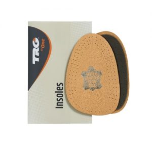 Half leather insole
